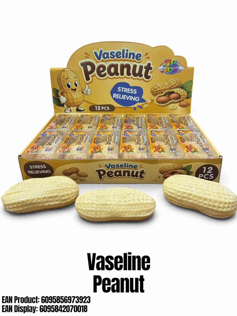 Squishy Peanut 'vaseline' 1 stuk
